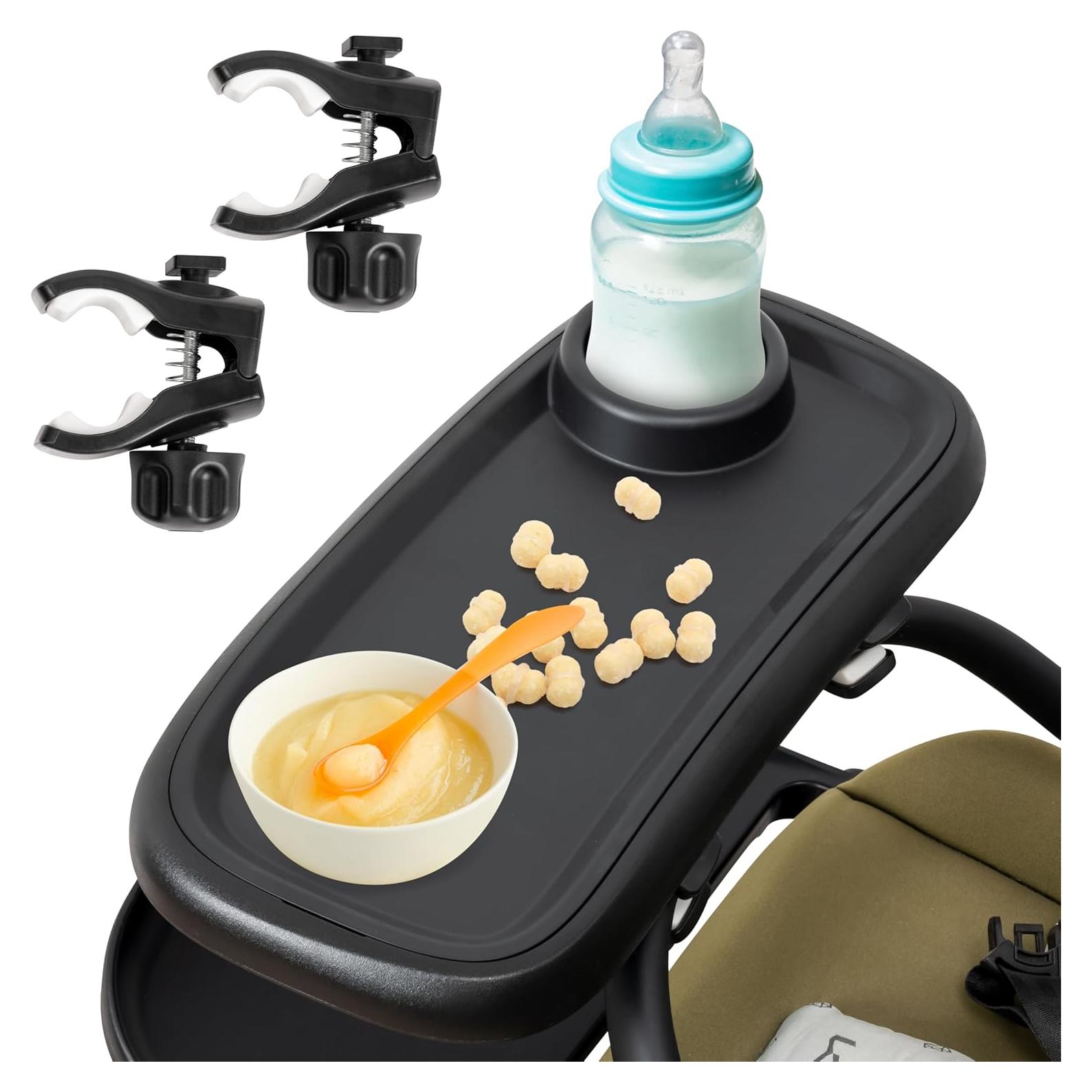 Bandeja para Snacks y Vaso GQIRIL 2 en 1 para Cochecito