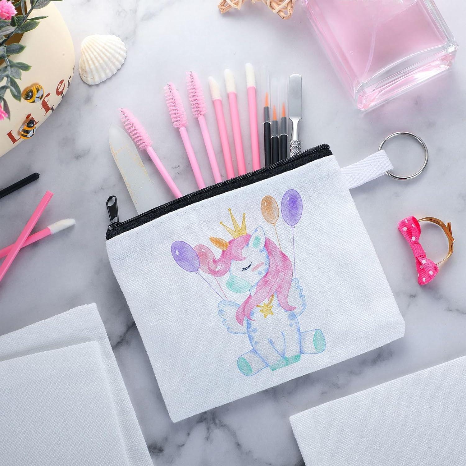 30 Bolsas de Lona para Maquillaje Frienda - Negro - 9.5x11.5 cm