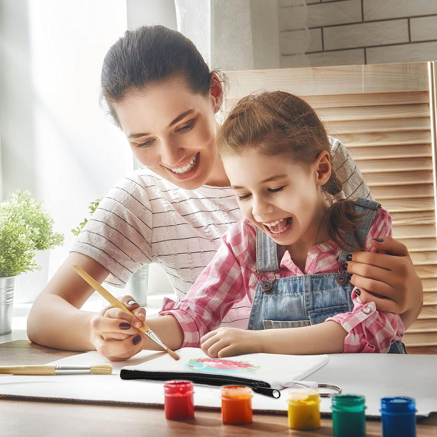 30 Bolsas de Lona para Maquillaje Frienda - Negro - 9.5x11.5 cm