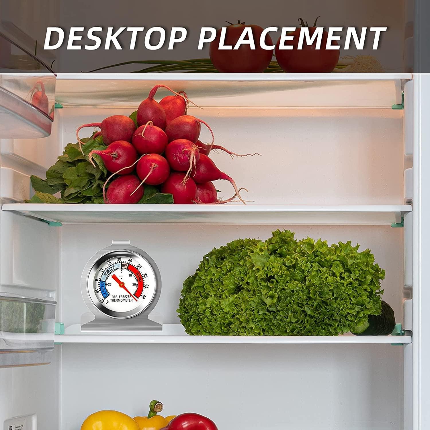 Termómetro de Refrigerador MEANLIN MEASURE 5Pcs 2" Acero Inoxidable -30 a 30°C