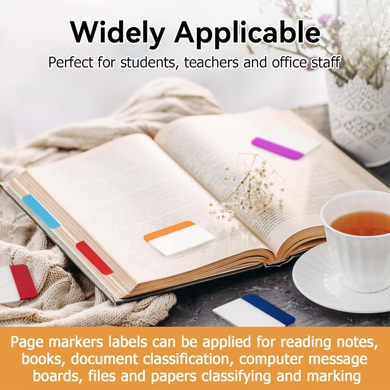 600 Pestañas Adhesivas Tecreddy 5.08 cm Multicolor Reposicionables