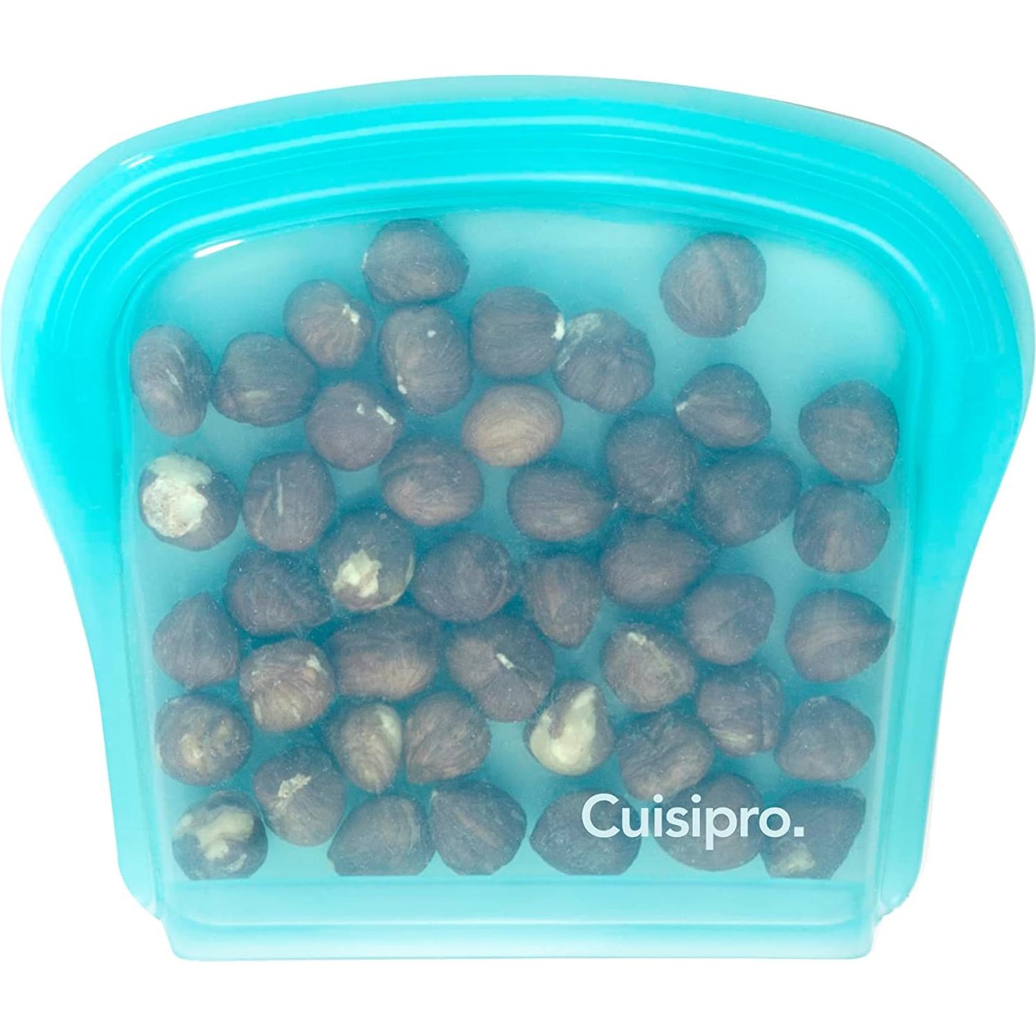 Set de 2 Bolsas de Silicona Reutilizables Cuisipro 191g Aqua