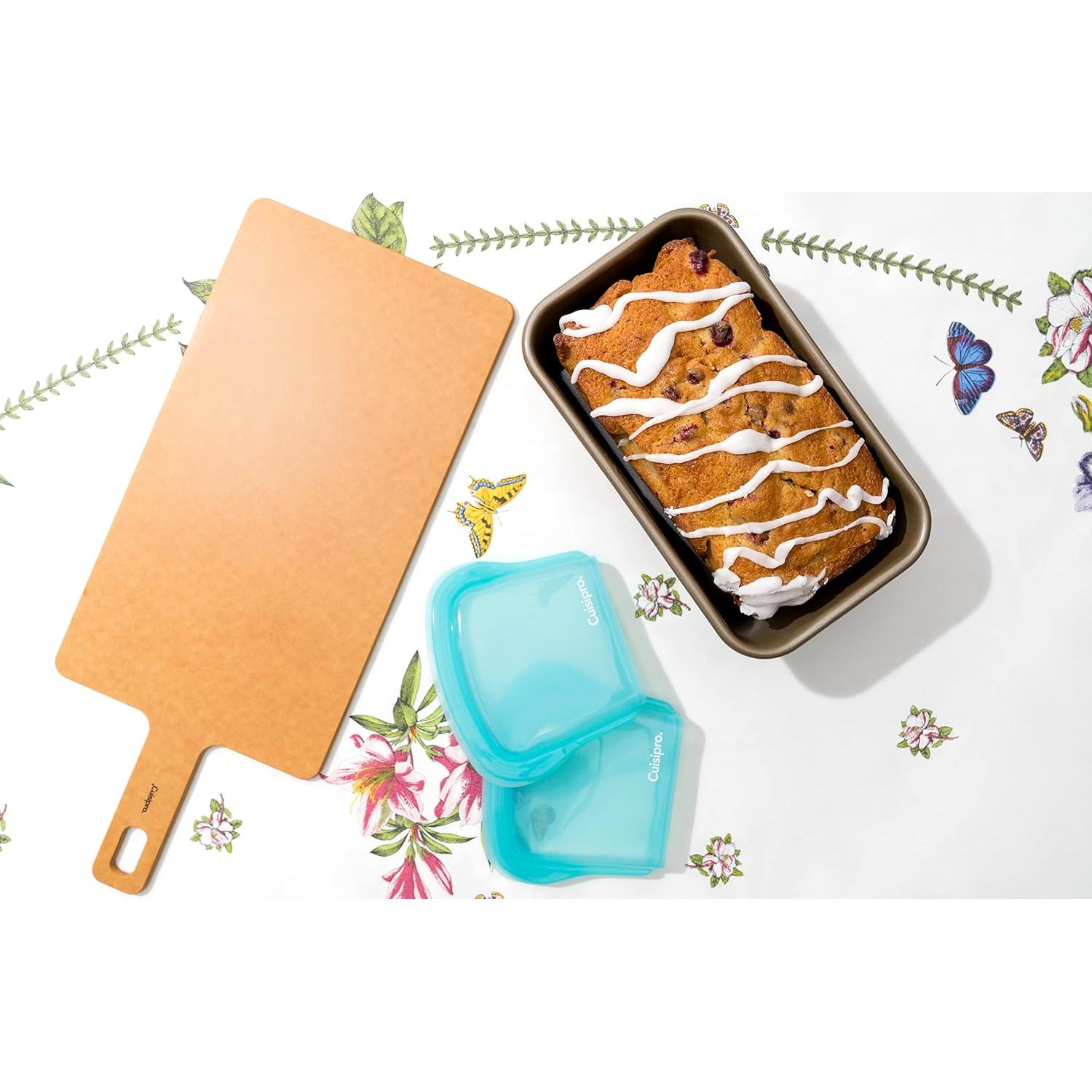 Set de 2 Bolsas de Silicona Reutilizables Cuisipro 191g Aqua