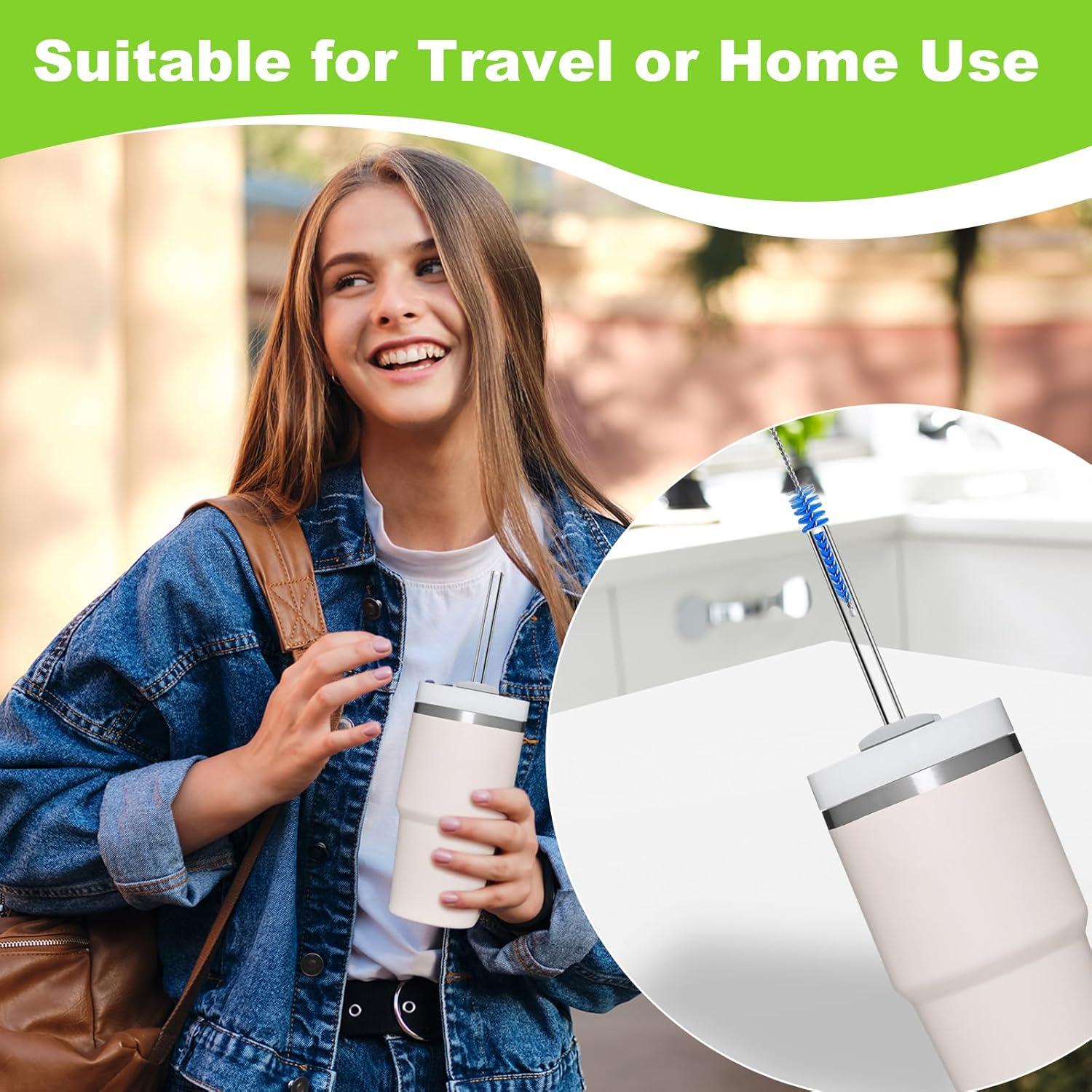 Cepillo Limpiador de Pajitas LIFEHIM 30.48 cm - Paquete de 8