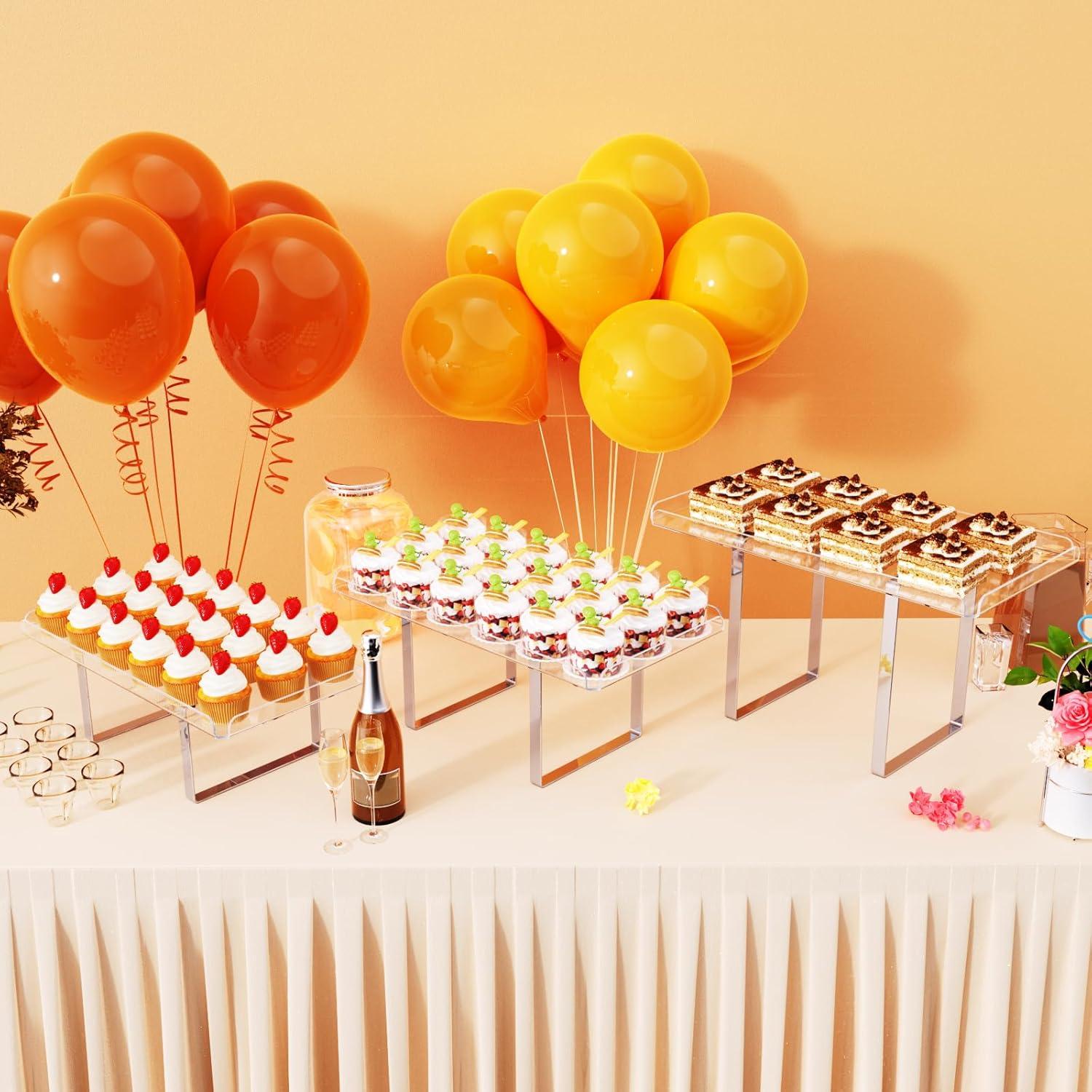 Soporte para Cupcakes Bakzon 3 Niveles Acrílico Transparente