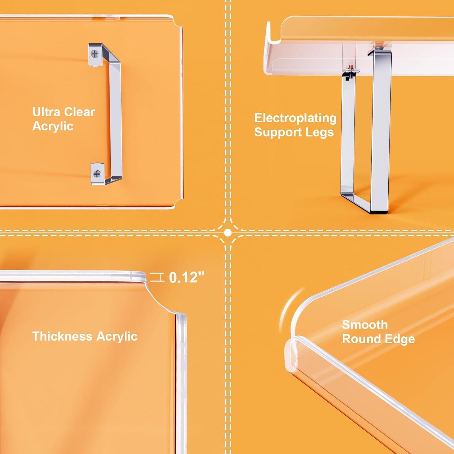 Soporte para Cupcakes Bakzon 3 Niveles Acrílico Transparente