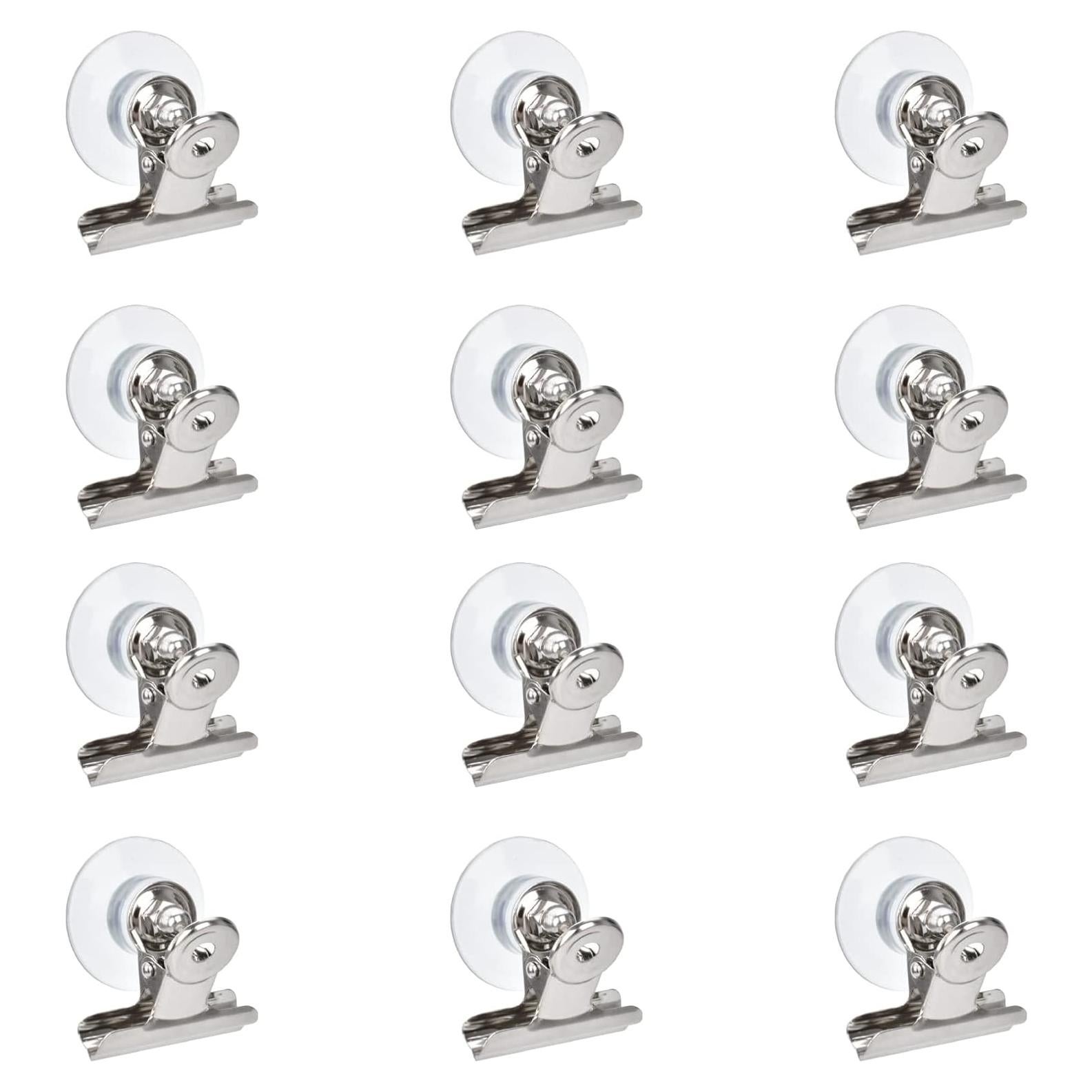 Clips de Succión Metal 12 Piezas Sankoly para Vidrio