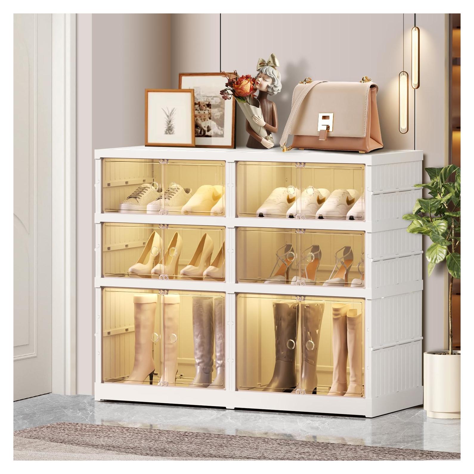 Organizador de Zapatos Plegable CIMLORD 3 Niveles 12 Pares