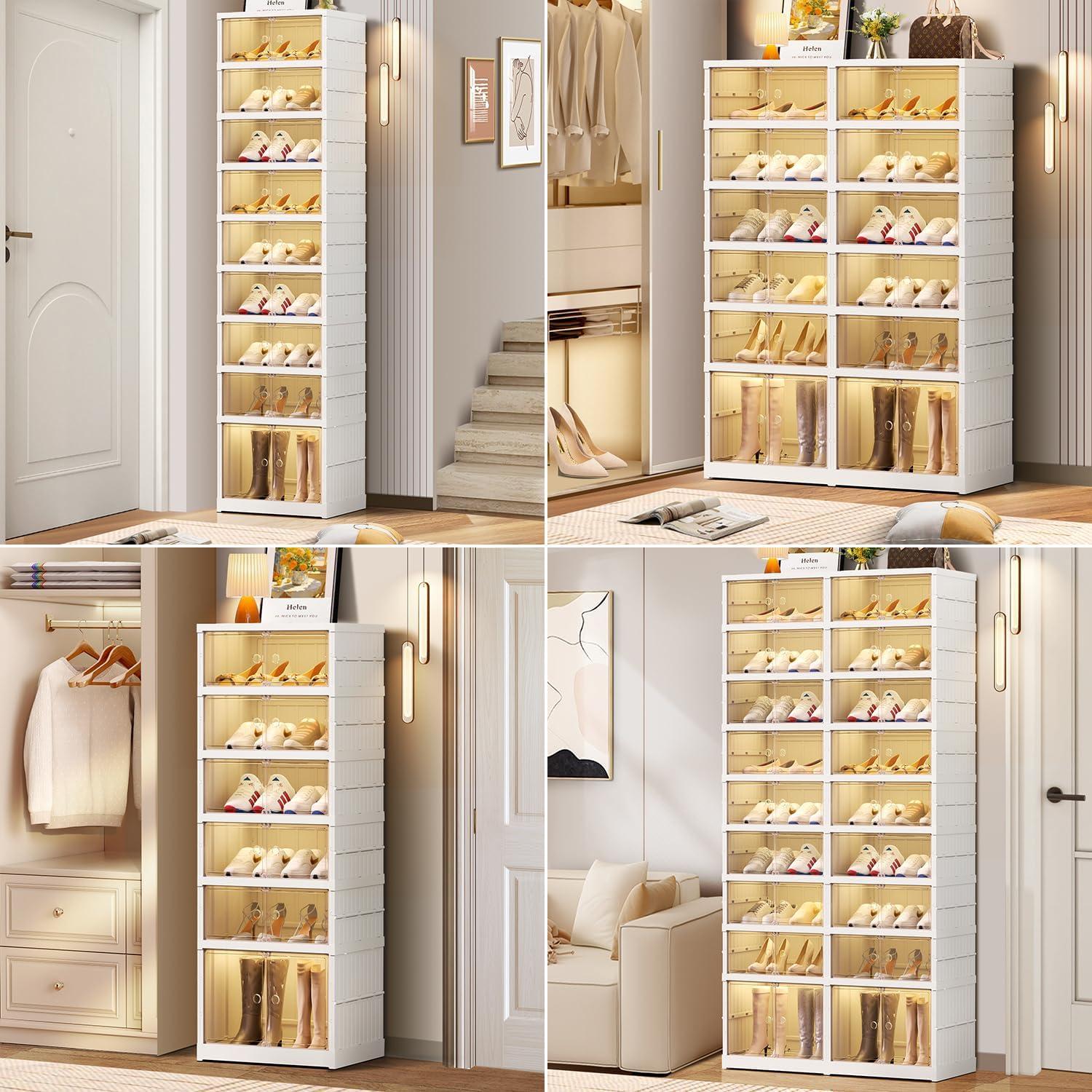 Organizador de Zapatos Plegable CIMLORD 3 Niveles 12 Pares