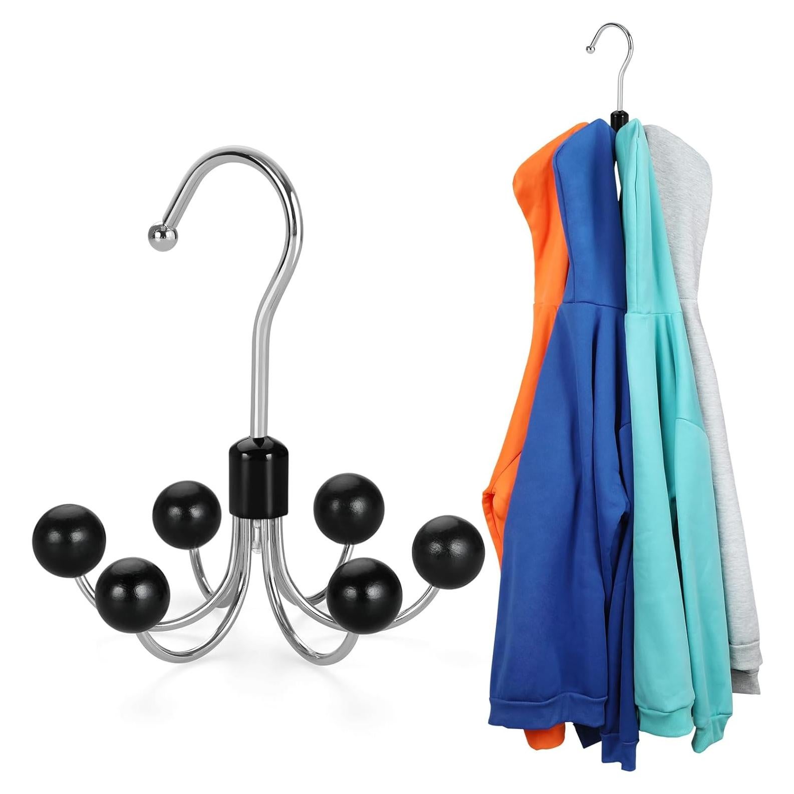 Percha Multifuncional TOPIA HANGER con 6 Bolas de Madera