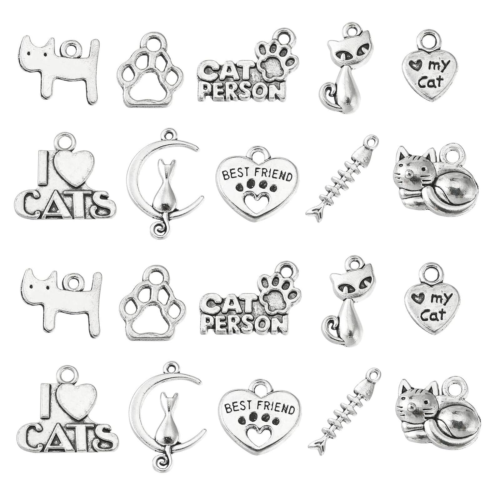 50 Encantos de Animales LiQunSweet para Joyería DIY