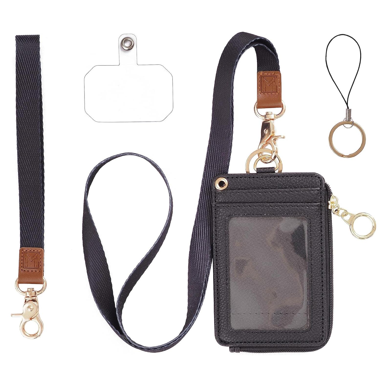 Porta Credencial 2 en 1 y Billetera Mondo Designs Negra