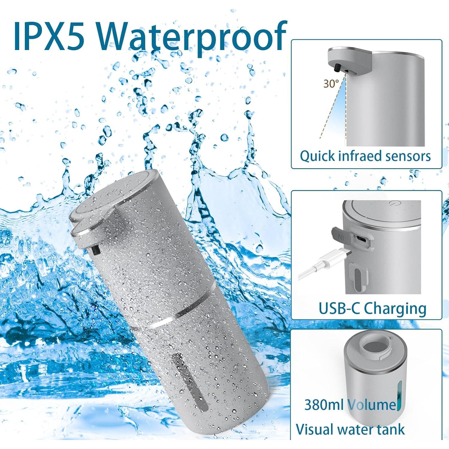 Dispensador de Jabón Automático YNESOER 400ml USB Recargable