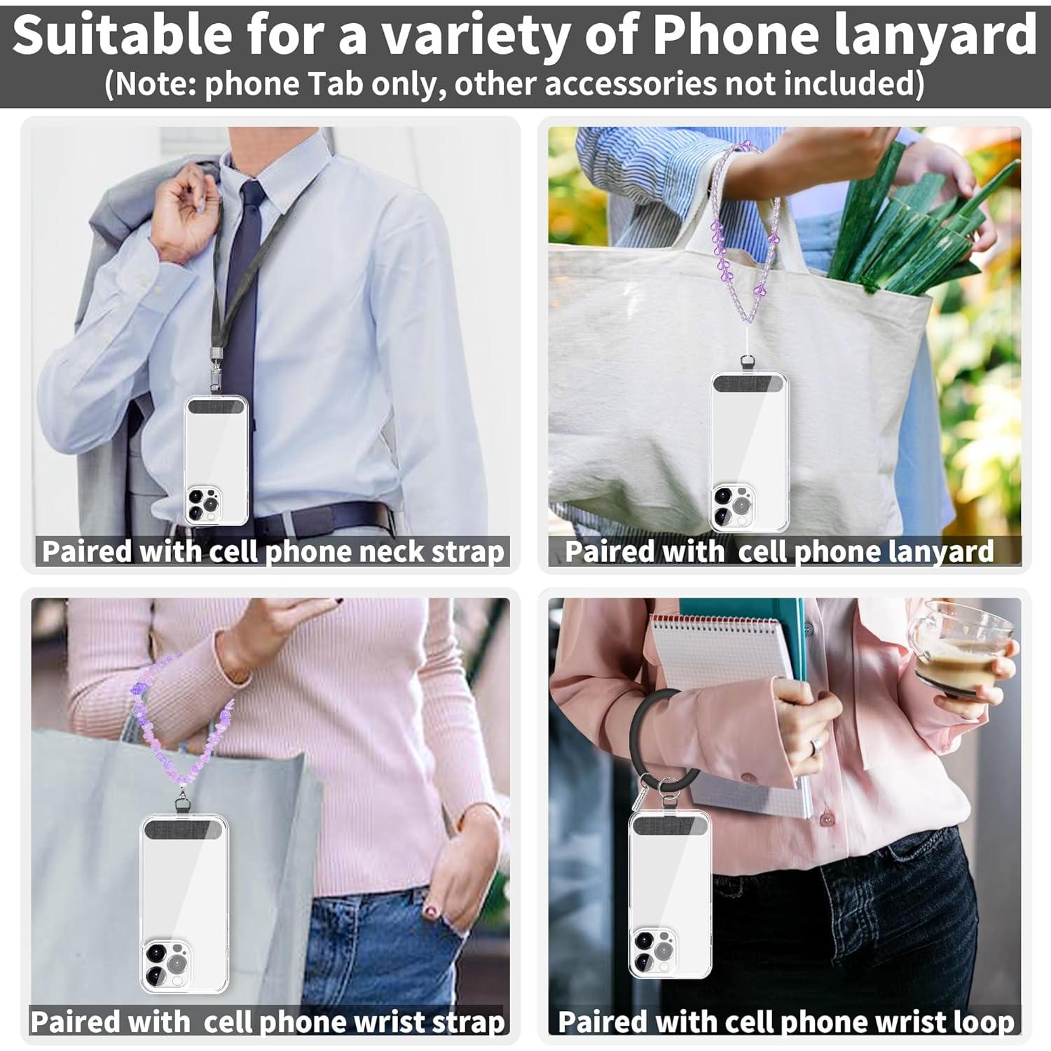 Tab de Sujeción para Teléfono TACOMEGE - Gris Oscuro