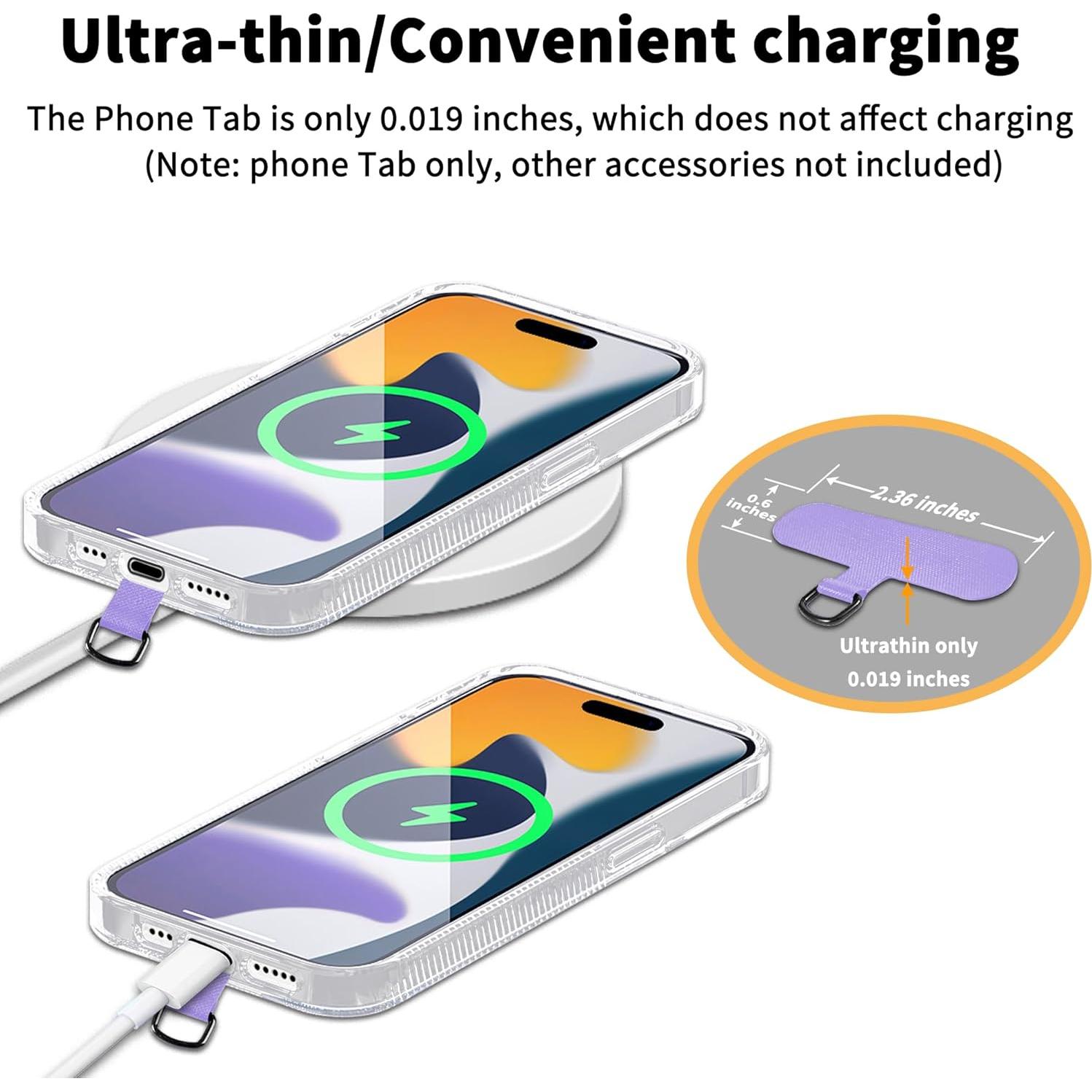 Tablilla de Sujeción para Teléfono TACOMEGE - 2 Piezas - Púrpura