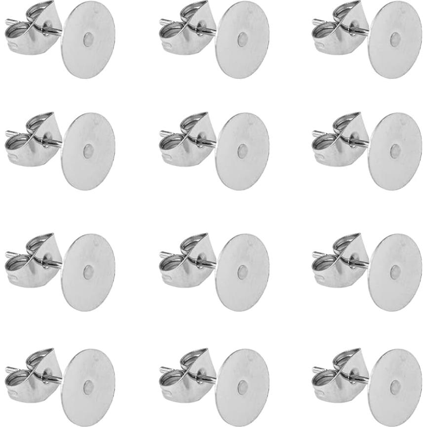 Kit de Aretes DIY 400 Piezas Acero Inoxidable Hipoalergénico