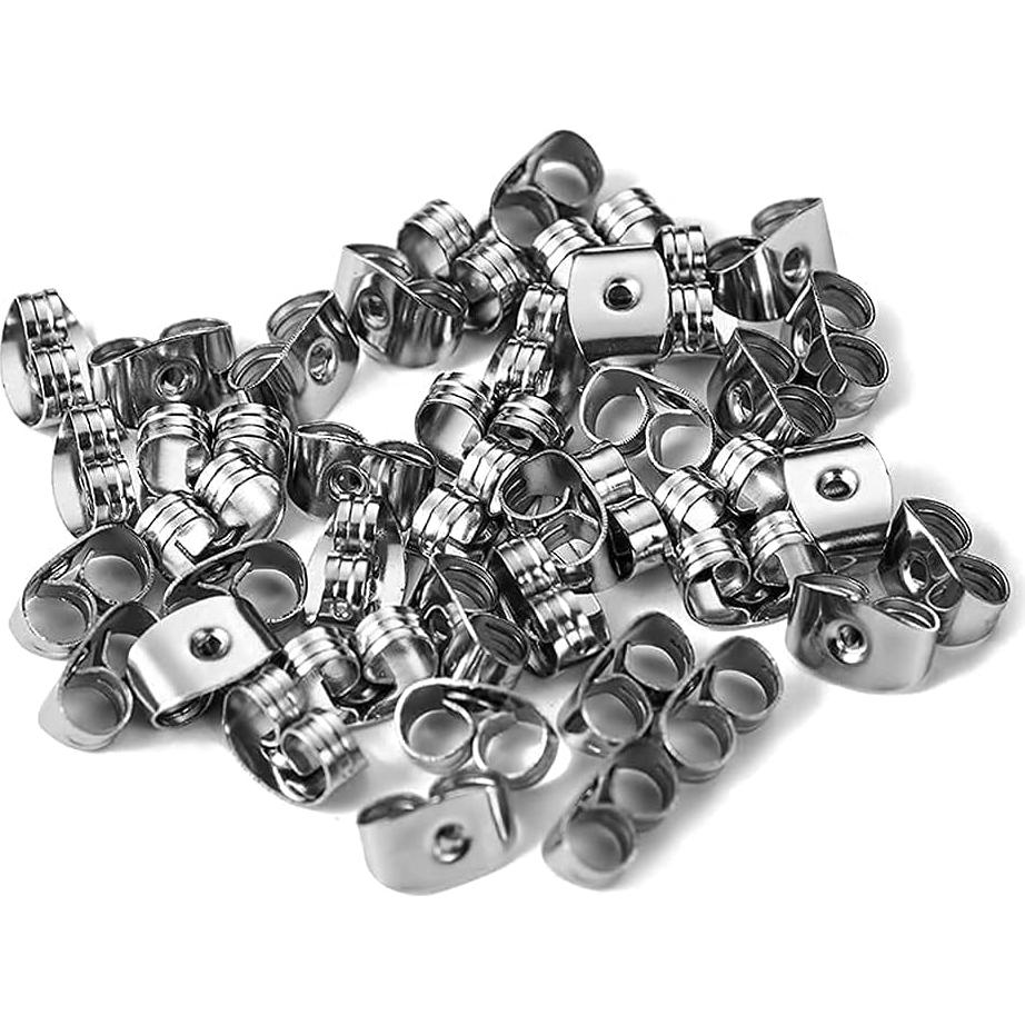 Kit de Aretes DIY 400 Piezas Acero Inoxidable Hipoalergénico