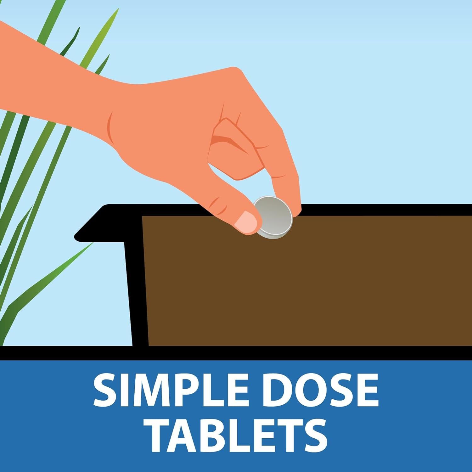 Fertilizante para Plantas Acuáticas CrystalClear Thrive 30 Tabletas