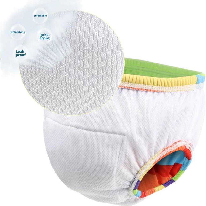Pañal de Natación Reutilizable SWIMBOBO M Blanco+Azul 6-9 kg
