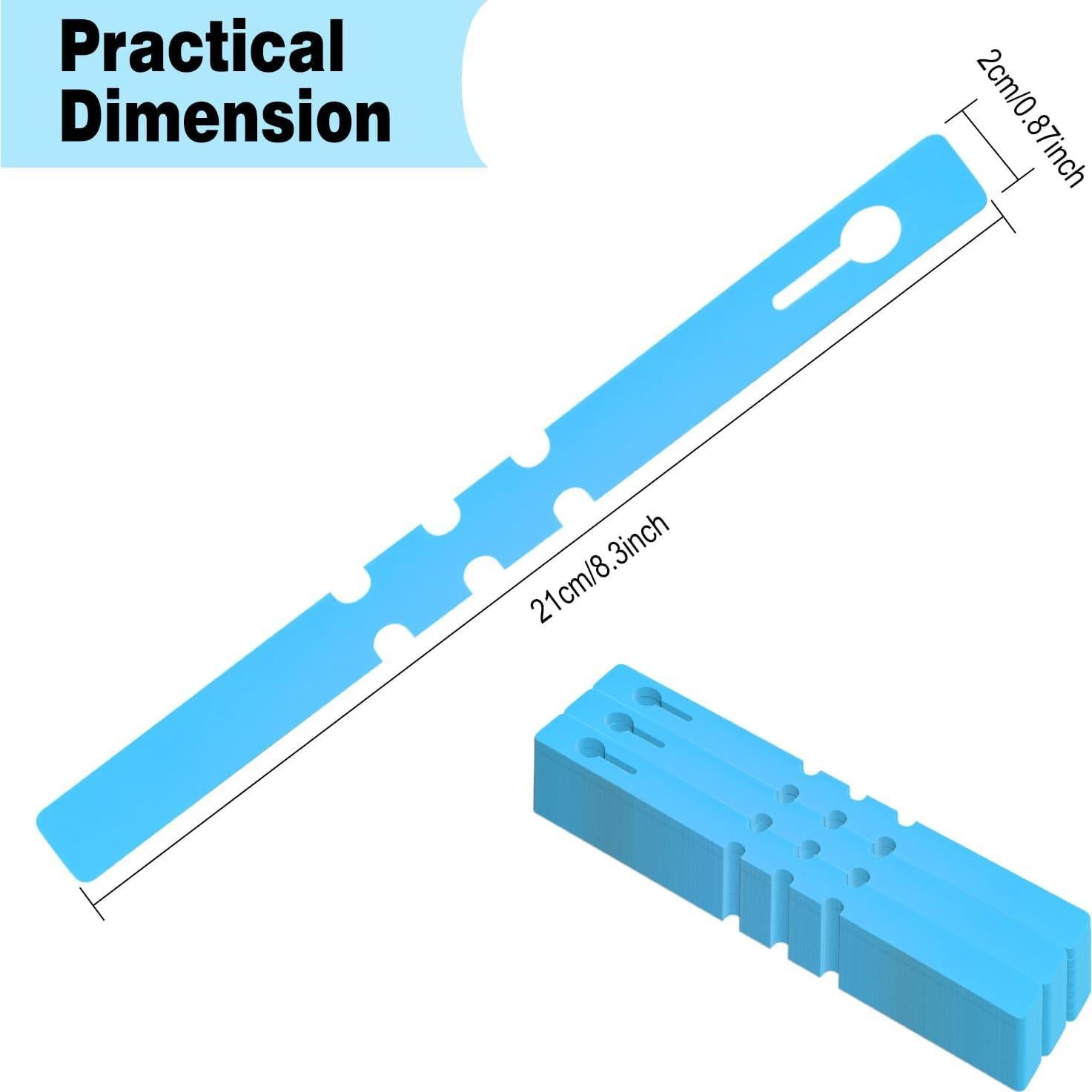 Etiquetas para Plantas 200 Pcs Yuanling Azul con Marcador