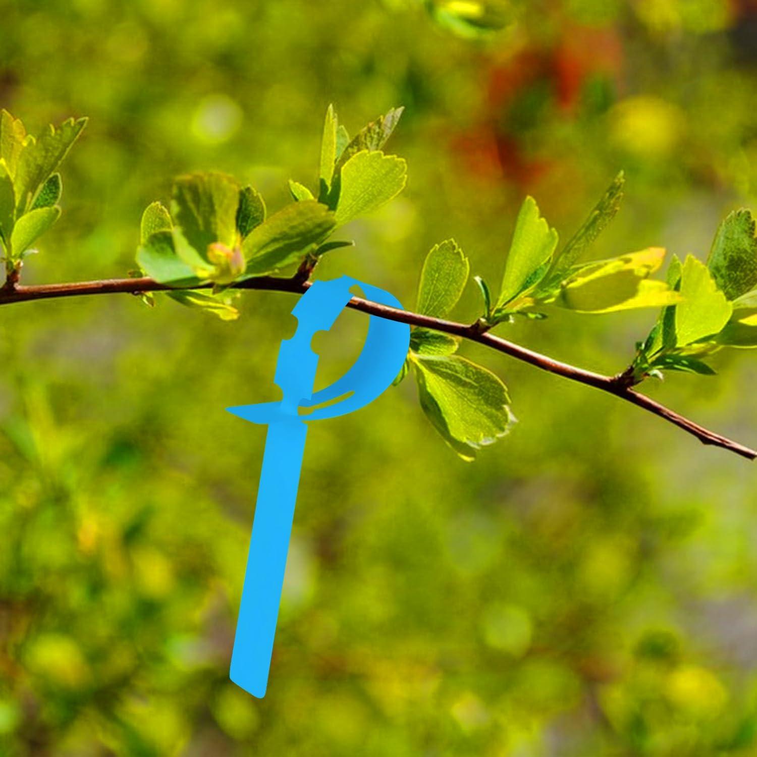 Etiquetas para Plantas 200 Pcs Yuanling Azul con Marcador