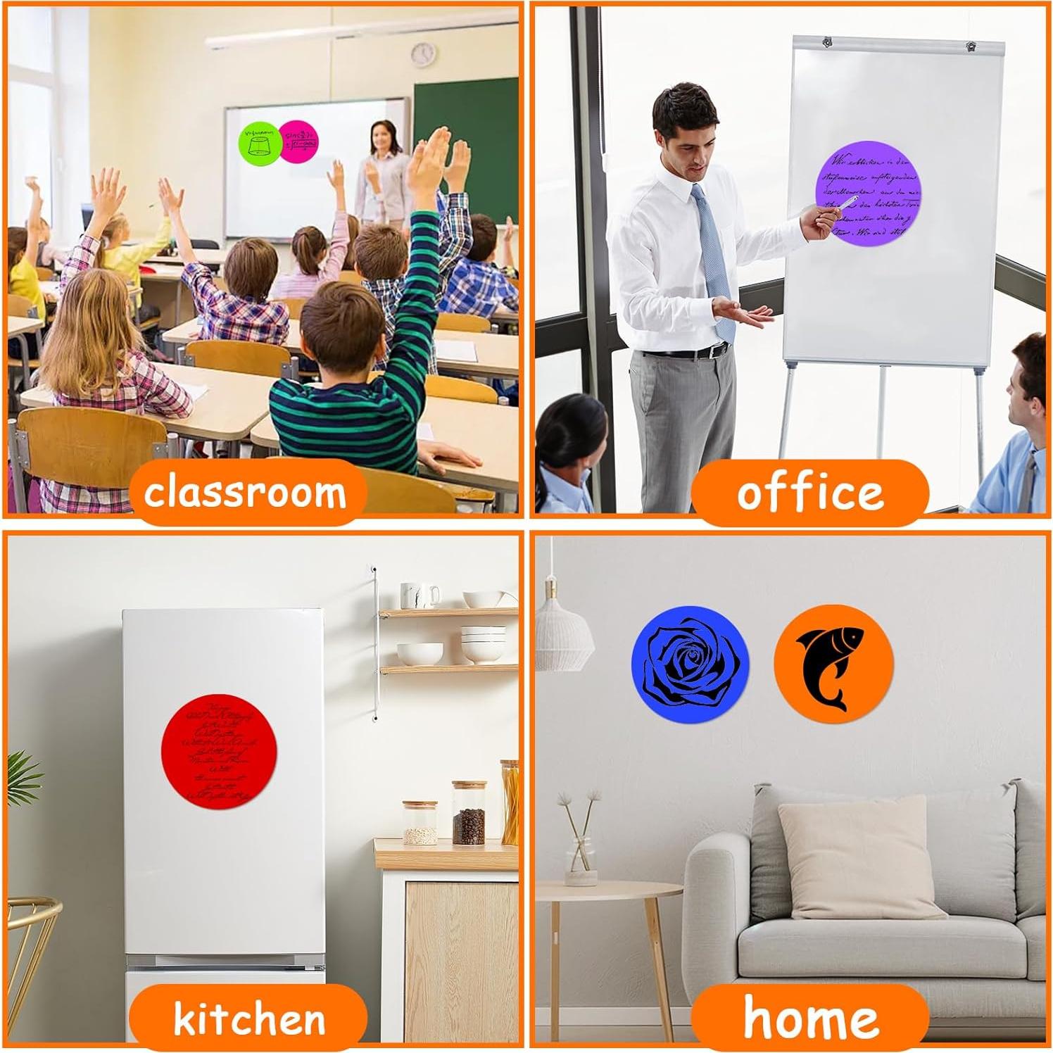 24 Puntos de Borrado en Seco Coloridos Ysanciuu 28 cm