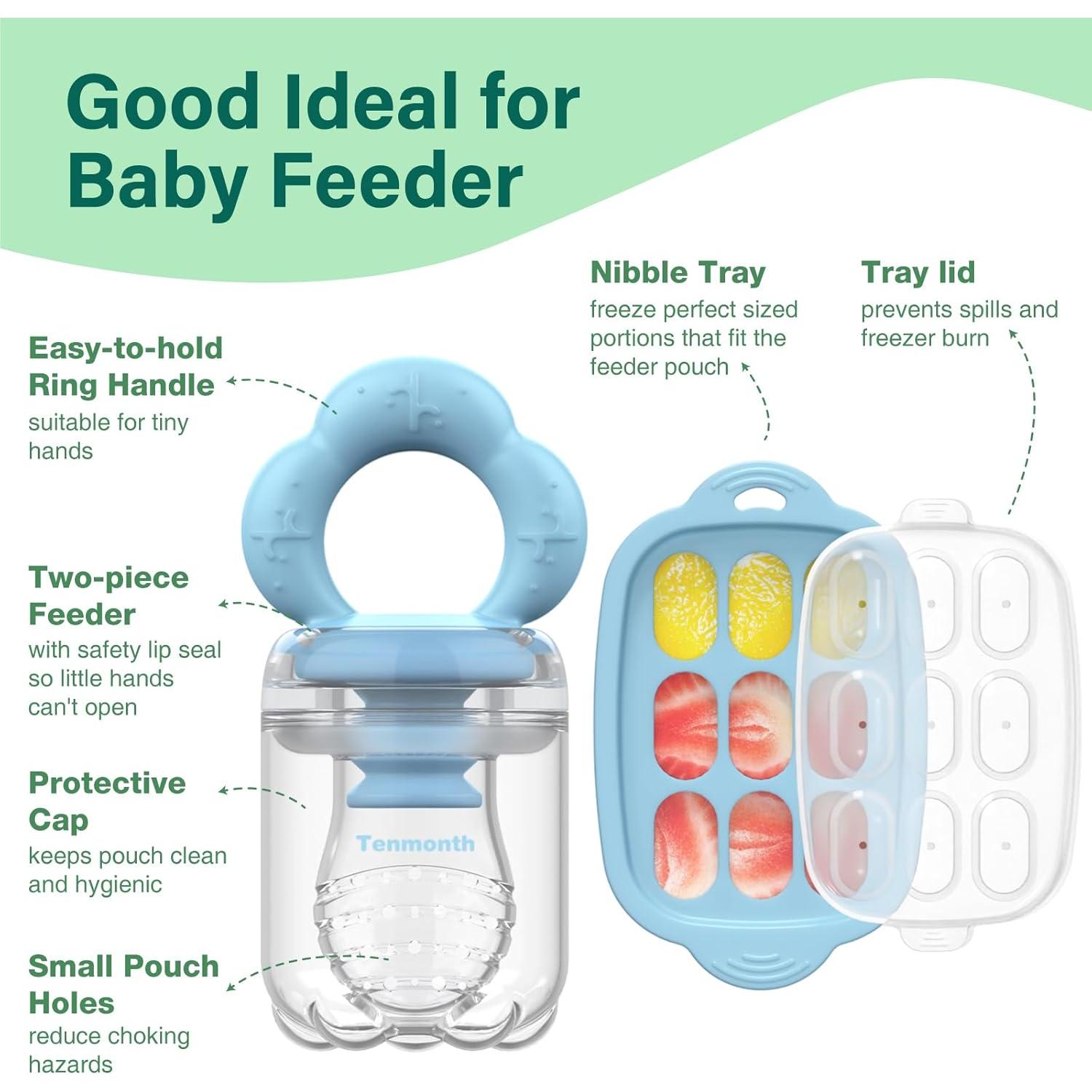 Moldes de Helado de Leche Materna y Alimentador Silicona Bebés