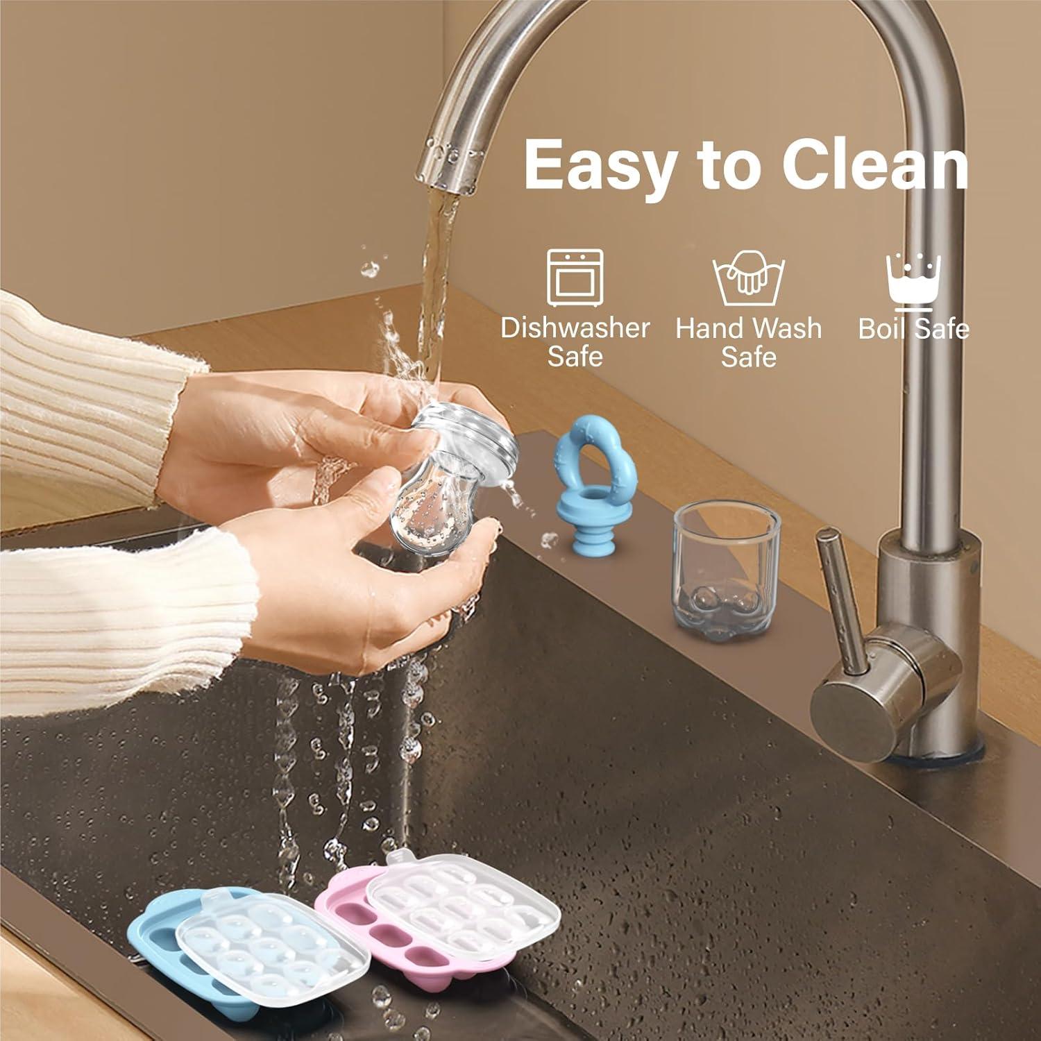 Moldes de Helado de Leche Materna y Alimentador Silicona Bebés