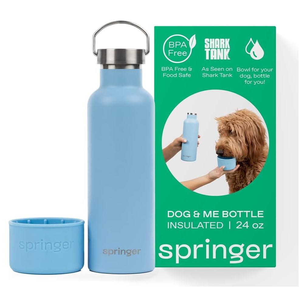 Botella de Agua Springer Acero Inoxidable 0.71L Azul Cielo