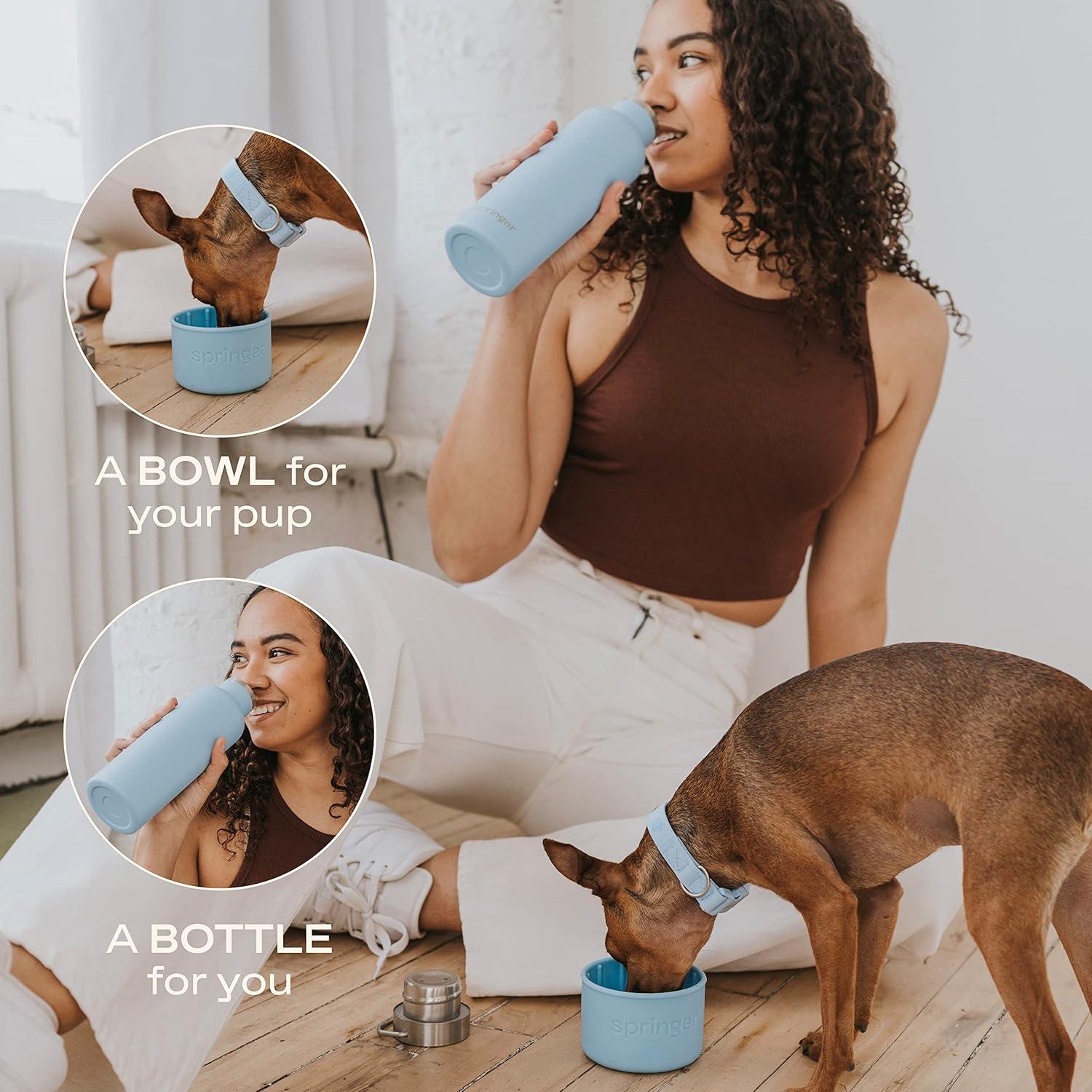 Botella de Agua Springer Acero Inoxidable 0.71L Azul Cielo