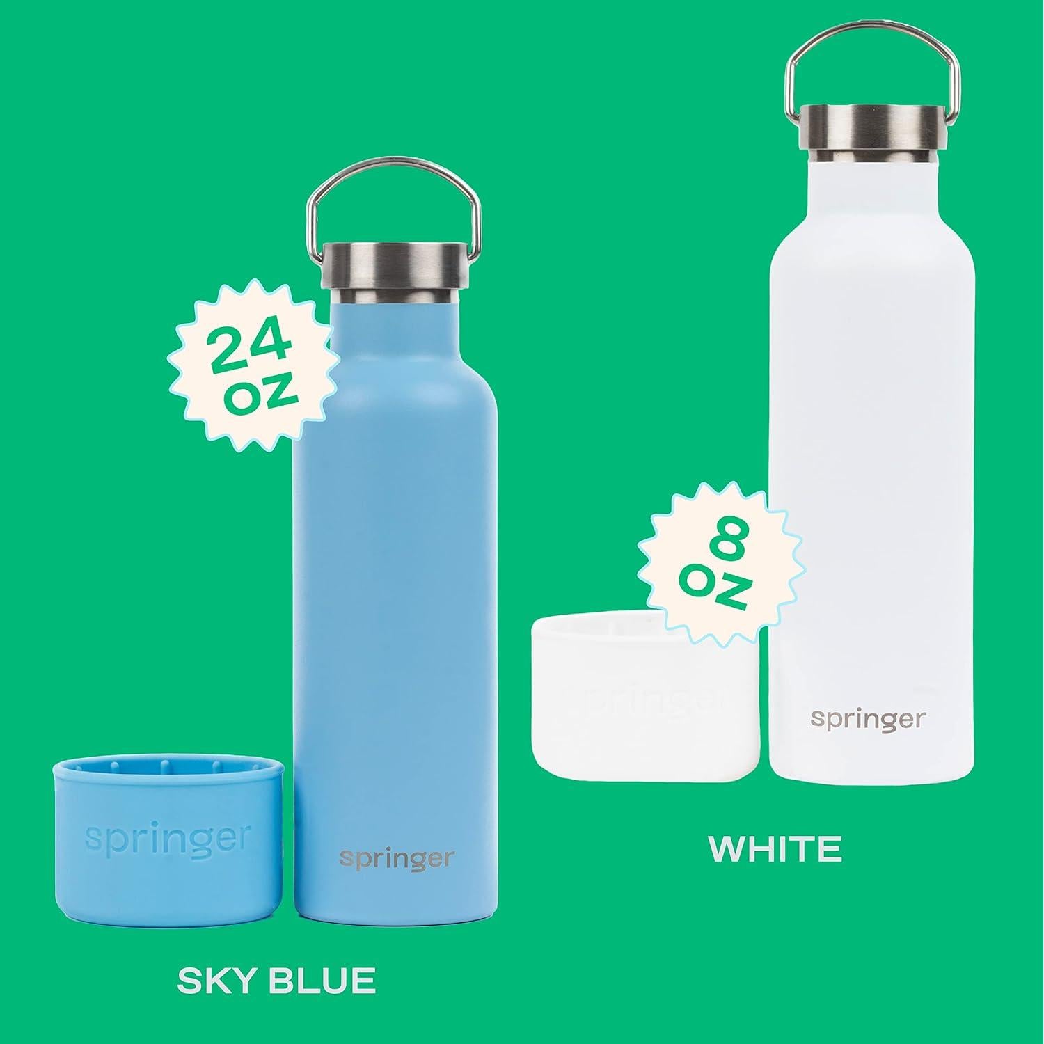 Botella de Agua Springer Acero Inoxidable 0.71L Azul Cielo