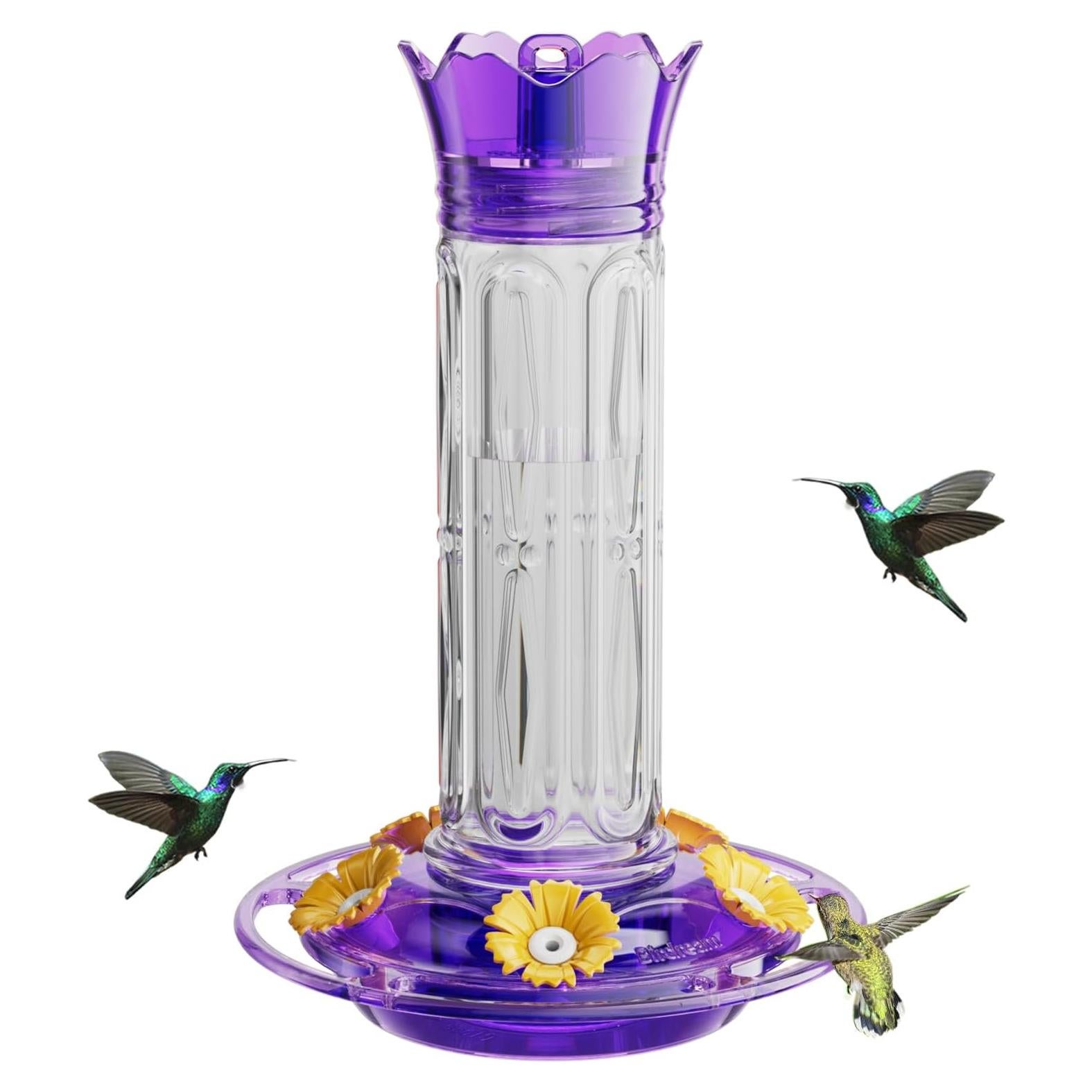 Alimentador de Colibríes Birdream 0.28L Colgante Antifugas Púrpura