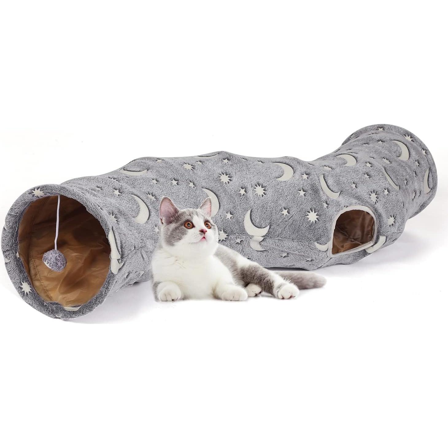 Túnel para Gatos LUCKITTY Fotoluminiscente Plegable 120cm