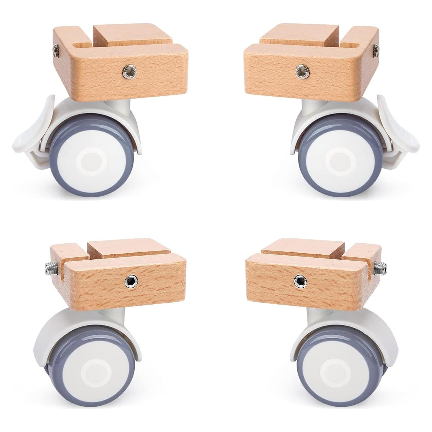 Rueda Universal de Suplemento Niteangel para Hamsters - Madera Clara