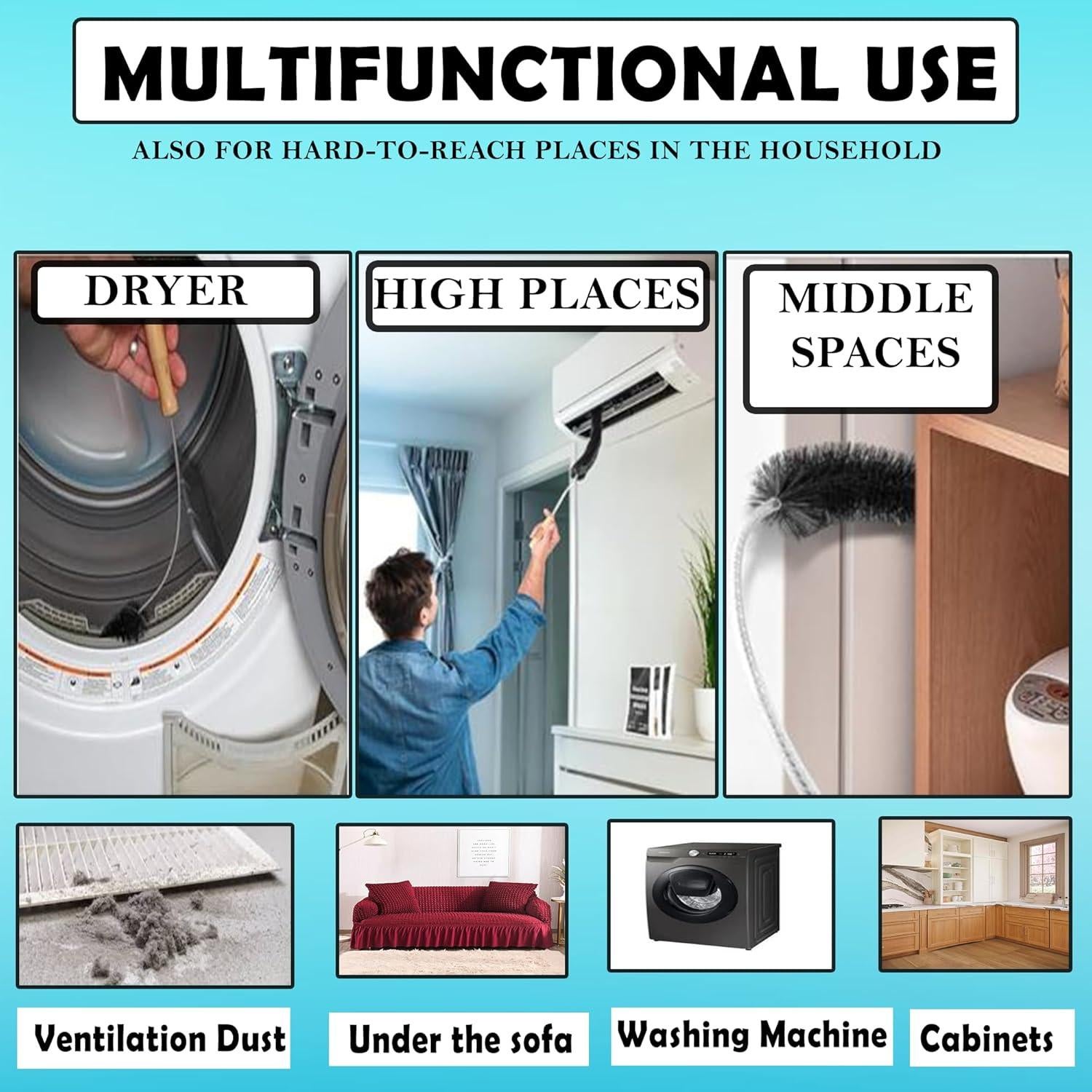 Limpiador de cepillo para secadora Cheapnwork 67 cm