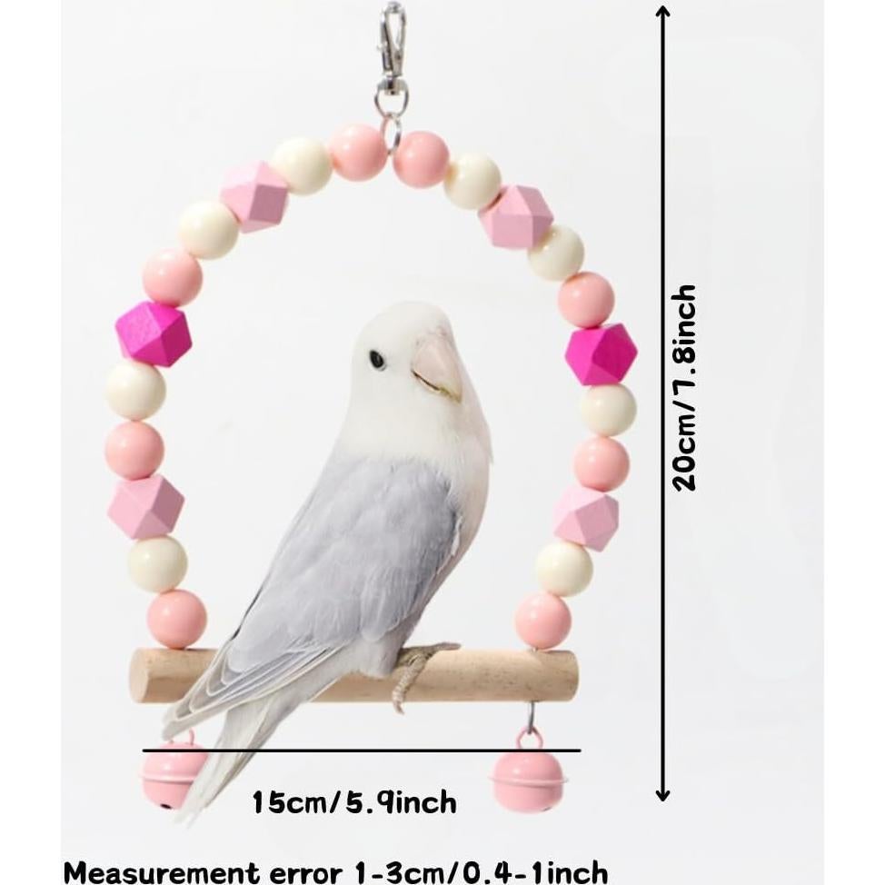 3 Juguetes para Aves Barn Eleven - Escalera Colgante Madera 397g