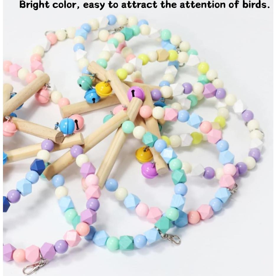 3 Juguetes para Aves Barn Eleven - Escalera Colgante Madera 397g