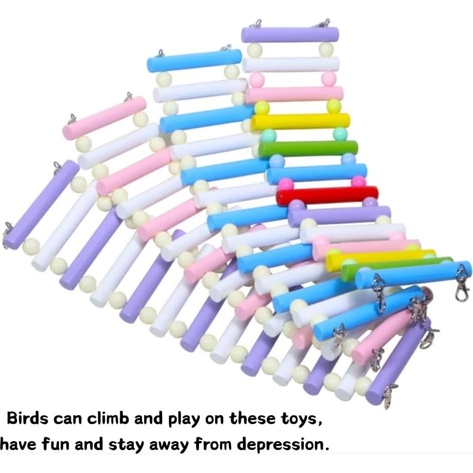 3 Juguetes para Aves Barn Eleven - Escalera Colgante Madera 397g