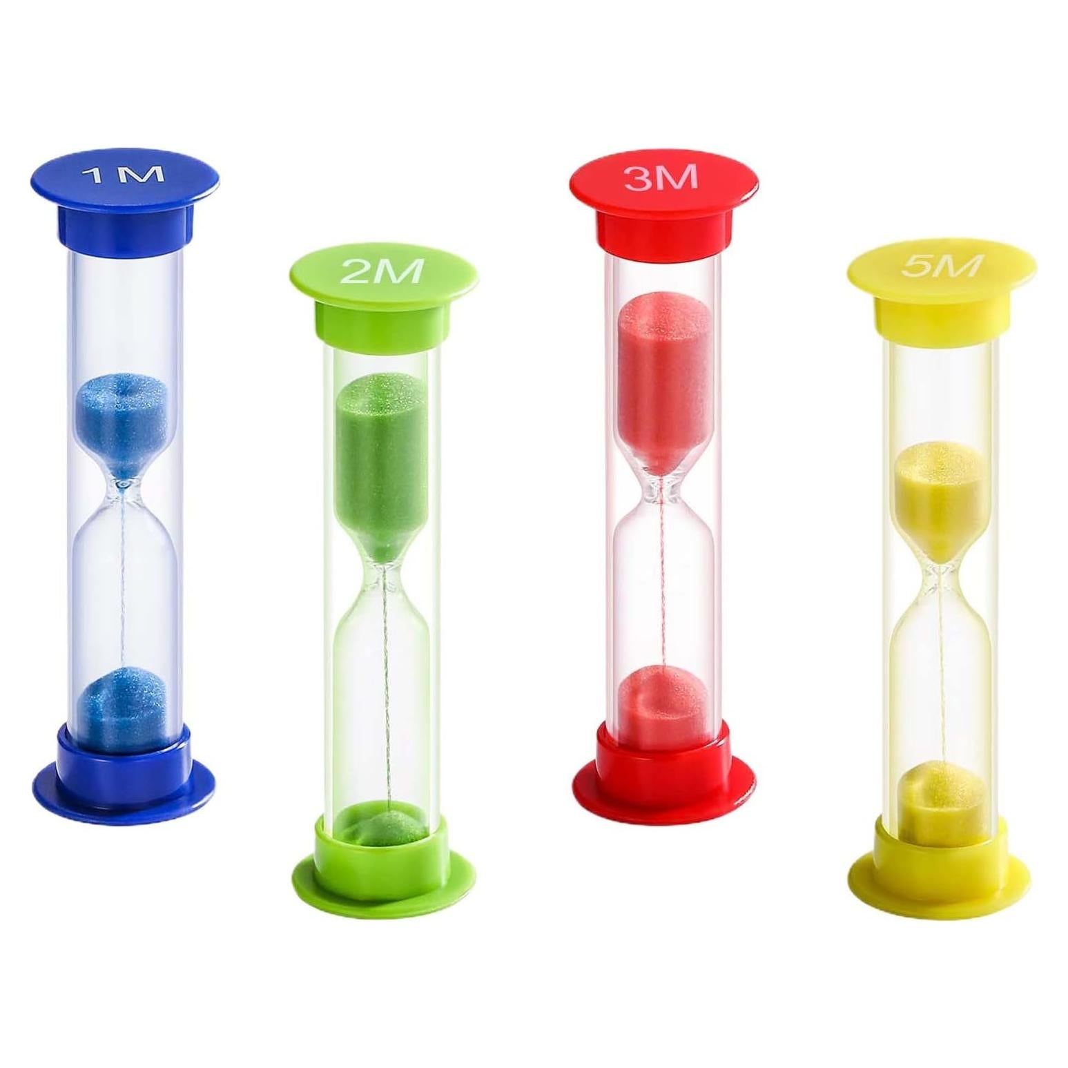 Reloj de Arena SuLiao para Niños - Set 4 Piezas 1/2/3/5 Minutos