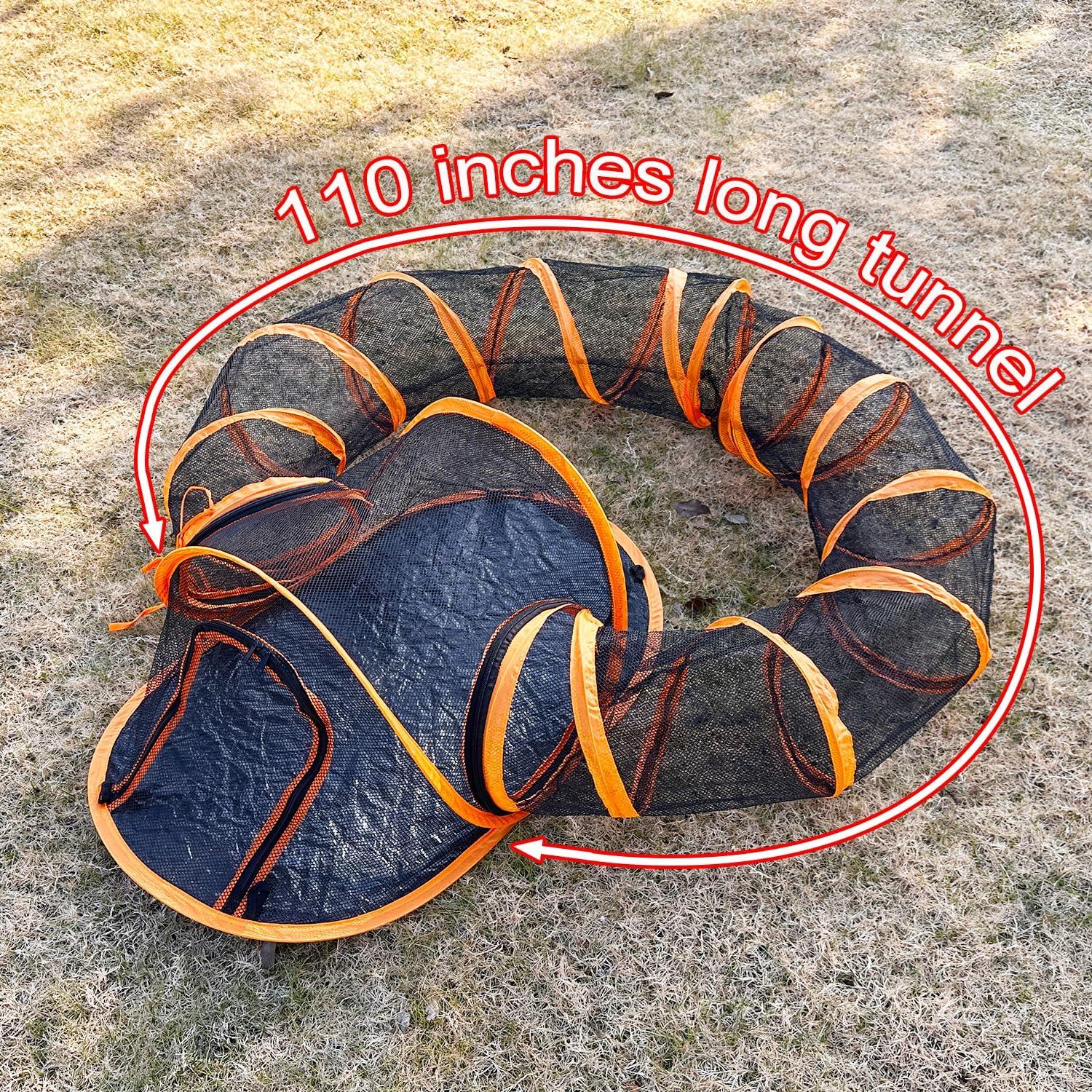 Tienda de Juego para Animales Pequeños HEYHOME 85x42cm Naranja