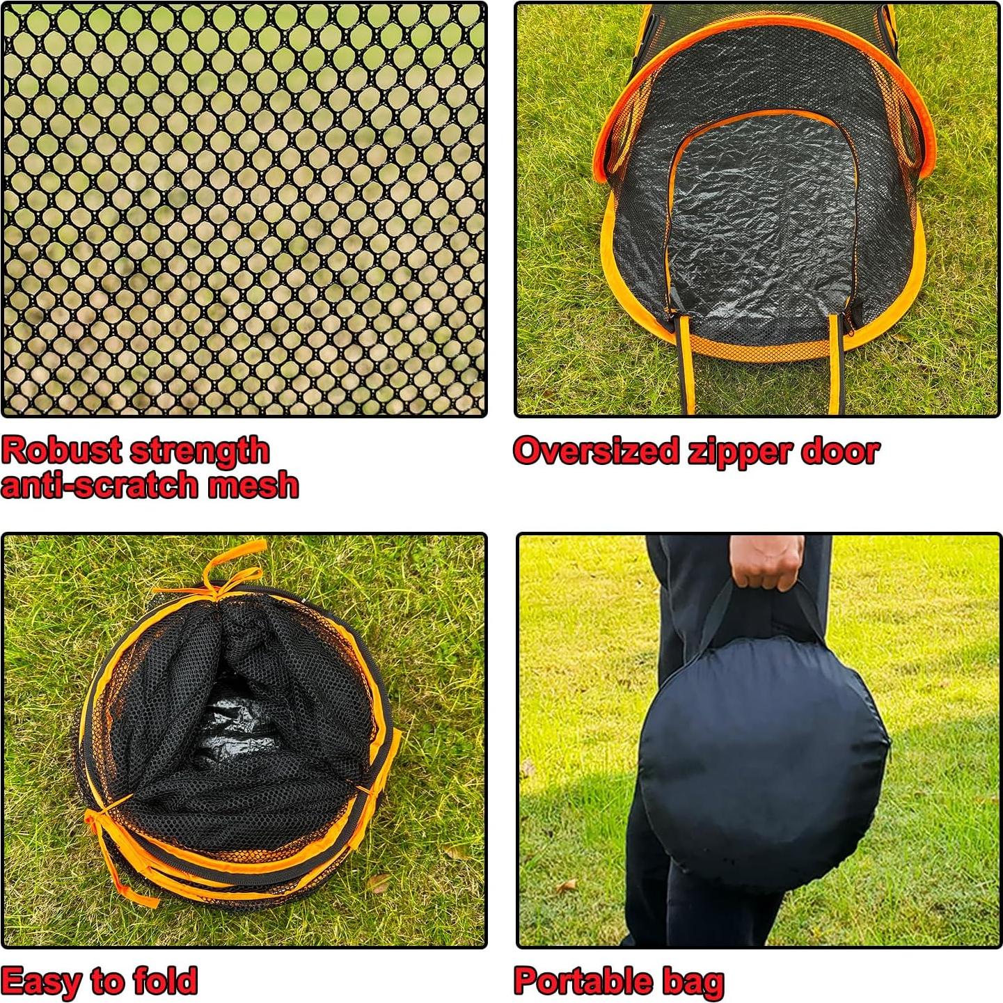 Tienda de Juego para Animales Pequeños HEYHOME 85x42cm Naranja