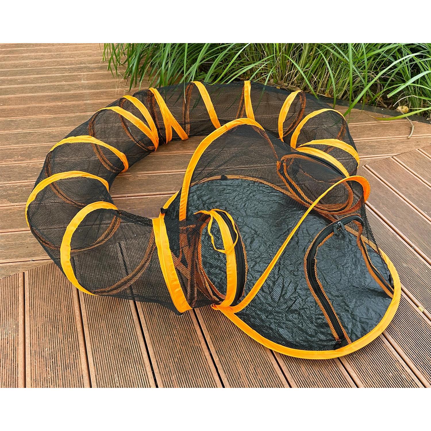 Tienda de Juego para Animales Pequeños HEYHOME 85x42cm Naranja