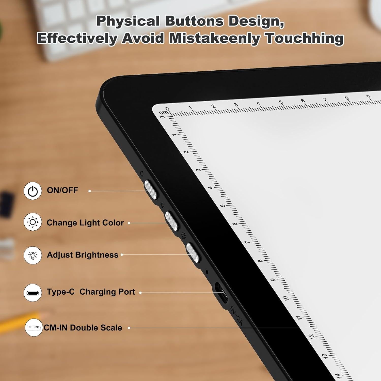 Pad de Luz LED Recargable A3 Elice con Bolsa de Transporte