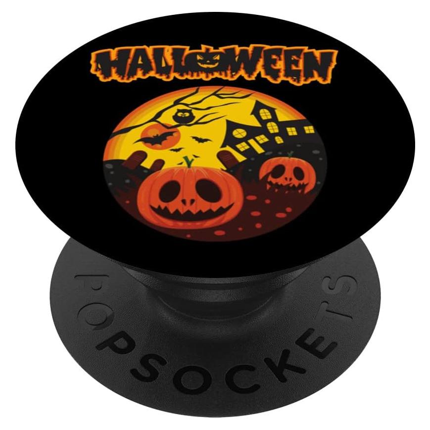 PopSockets Calabaza Halloween Murciélagos Intercambiable