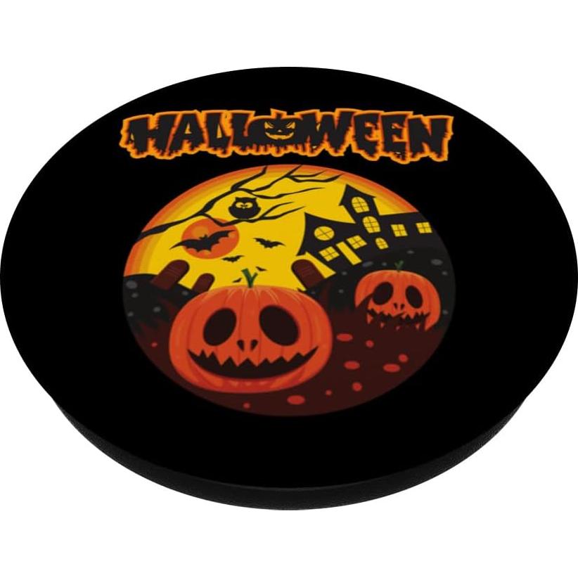 PopSockets Calabaza Halloween Murciélagos Intercambiable
