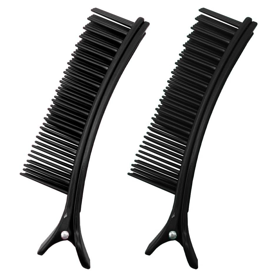 Clips de Sujeción para Cabello Colortrak - 2 Unidades, Negro