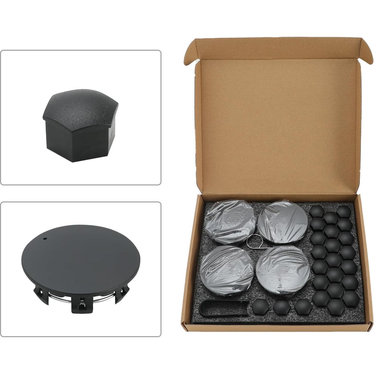 Juego de Tapas Centrales de Rueda ROCCS para Tesla Cybertruck 2024