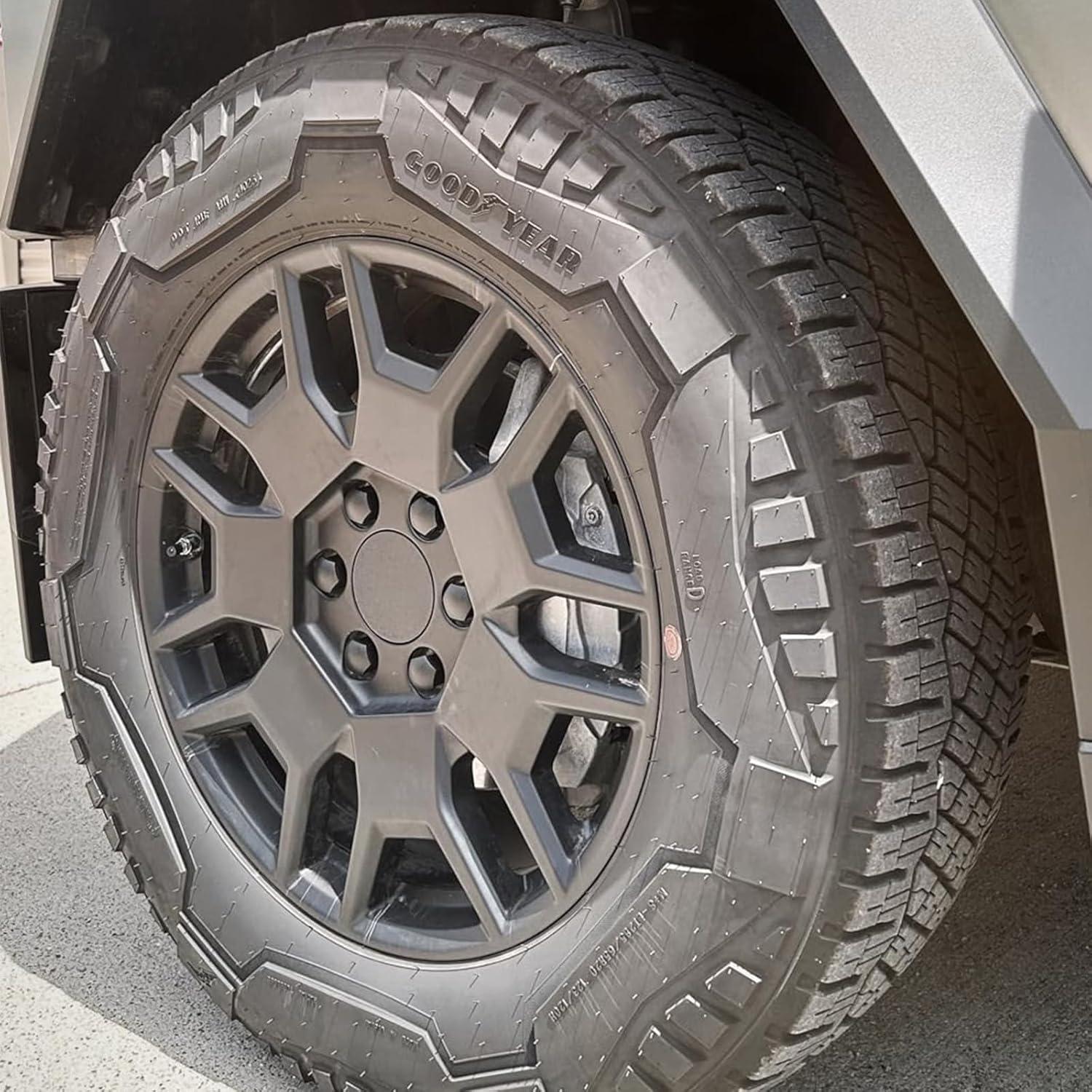 Juego de Tapas Centrales de Rueda ROCCS para Tesla Cybertruck 2024