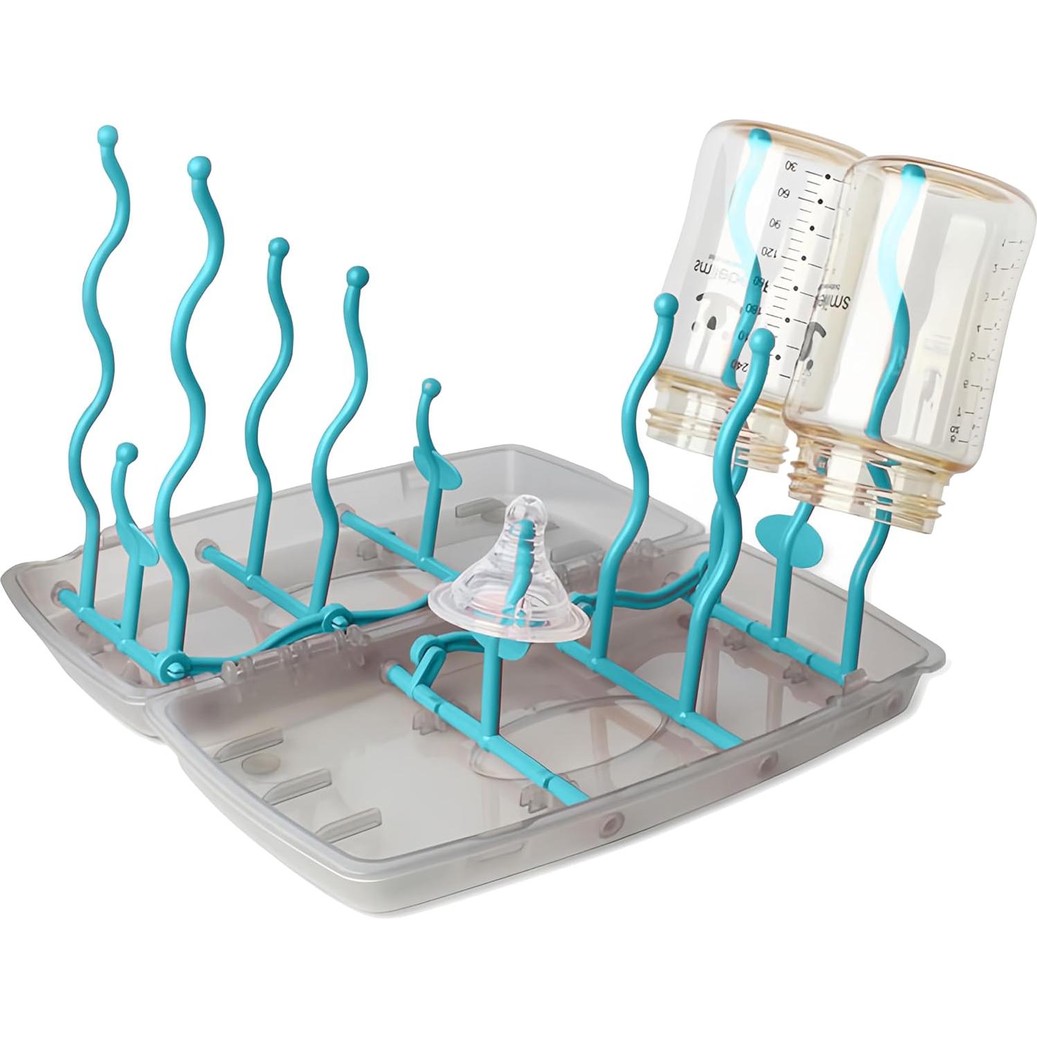 Soporte Plegable para Secado de Biberones Minchsrin Azul