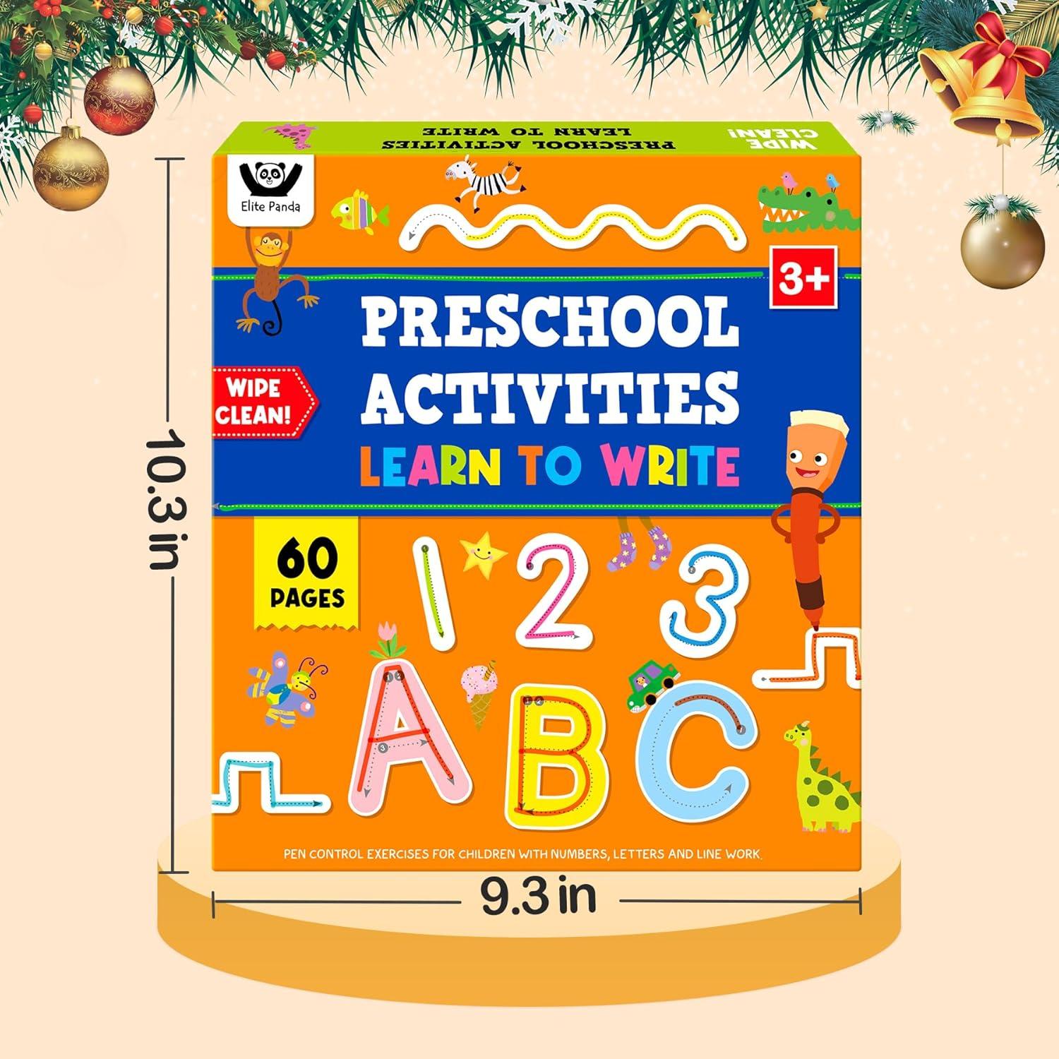 Tarjetas de Aprendizaje ElitePanda - 30 Tarjetas Borrado Seco